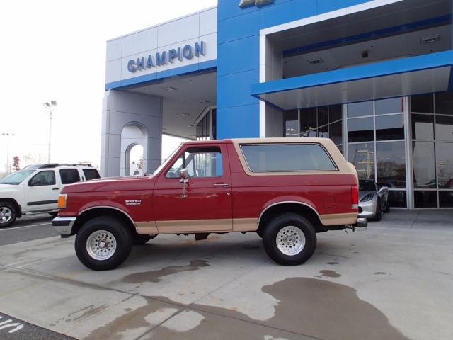 1987 ford bronco 4x4 eddie bauer
