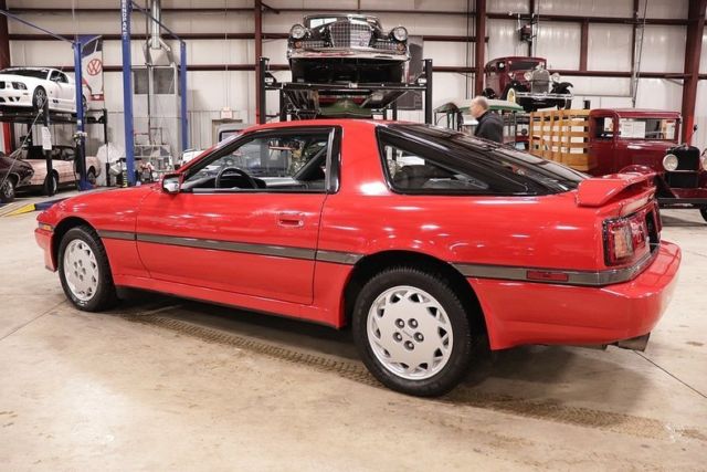 1988 toyota supra 75998 miles renaissance red coupe 3.0l i6 automatic