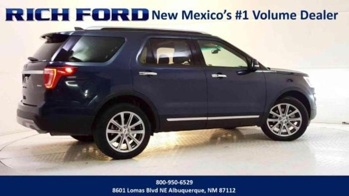 2017 ford explorer limited awd limited 4dr suv for sale in albuquerque, new mexico