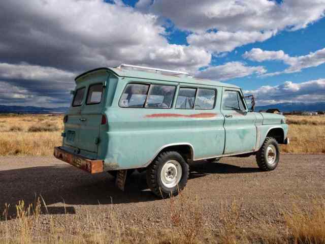 rare factory 4x4 1965 gmc suburban 2 door carryall barn find survivor like napco