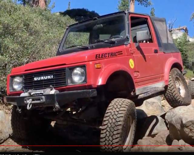 1986 ev electric suzuki samurai 4wd (no reserve!!!) (needs new batteries!)