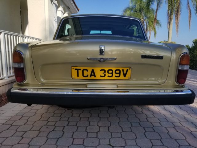 1976 rolls royce classic antique silver shadow ii black gold 1975 1977 ultimate!