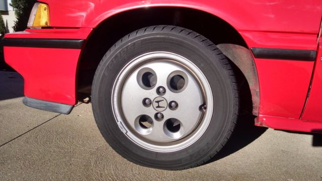 1987 crx si red