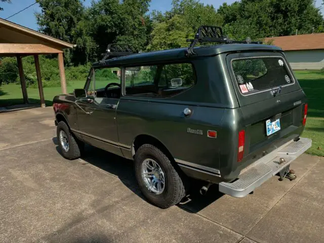 last chance! 1972 scout ii green/grey 3.2l automatic 4x4 very rare