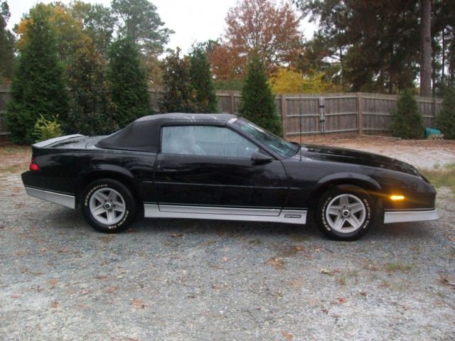 1988 chevrolet camaro rally sport convertible 46,900 original miles