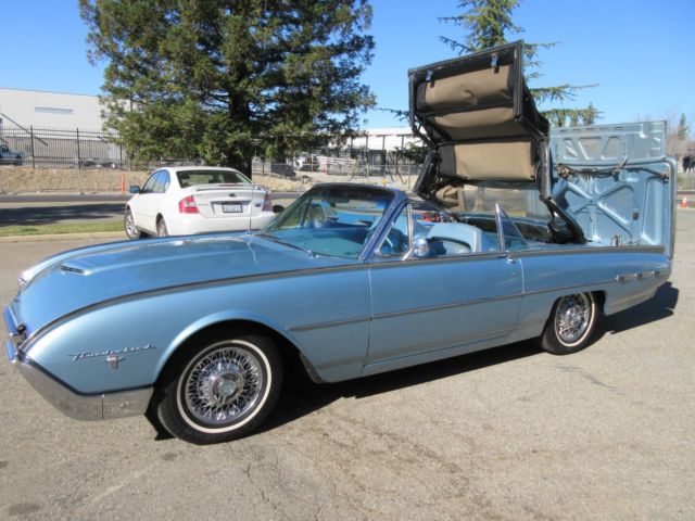 1962 ford thunderbird tbird sports roadster