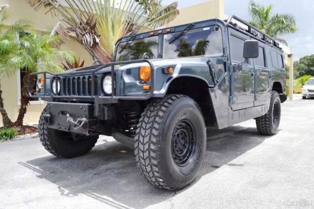 1992 am general h1 hummer diesel 76k miles custom sound system bluetooth navi