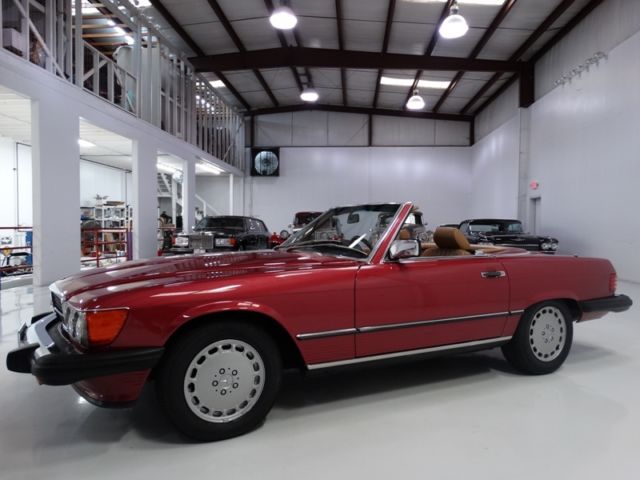 1989 mercedes-benz 560sl roadster, climate control air conditioning! both tops!