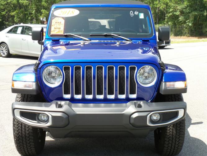 used 2018 jeep wrangler 4wd unlimited sahara little river, sc 29566 for sale in little river, south carolina