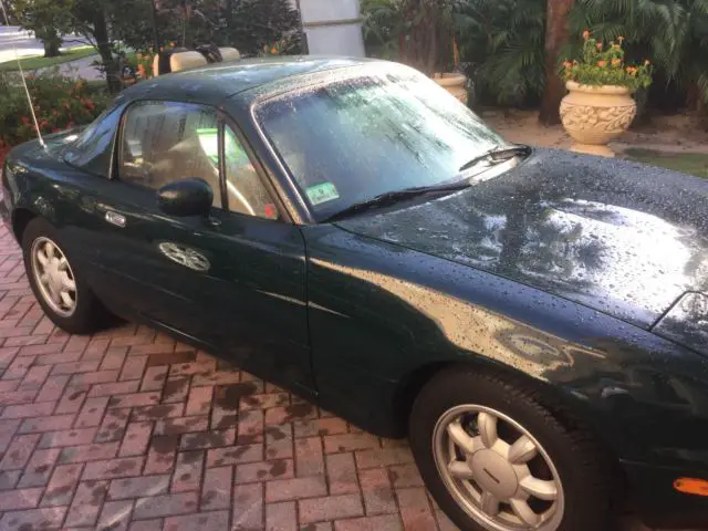 1991 mazda mx-5 miata british racing green se 5spd w/hardtop