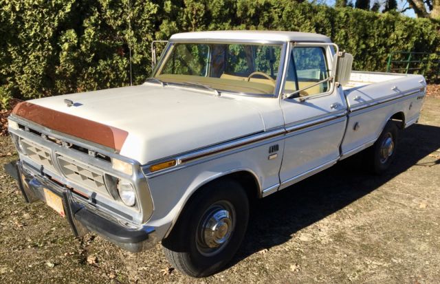 1976 ranger xlt camper special 70k original miles pristine condition