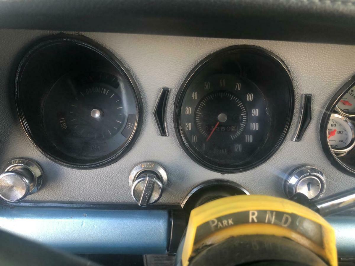 light blue convertible fully restored