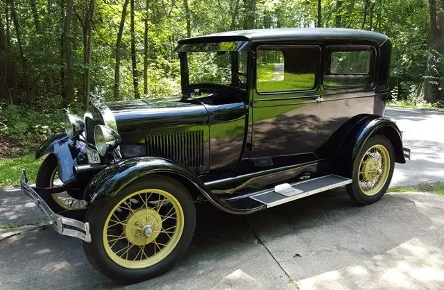 1929 ford model a two door sedan