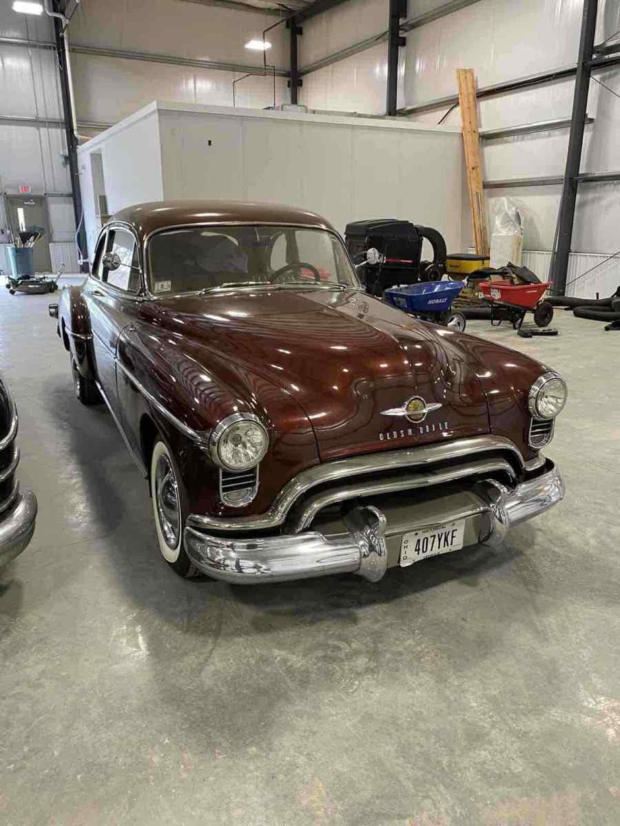 1950 oldsmobile super 88 coupe orange rwd automatic