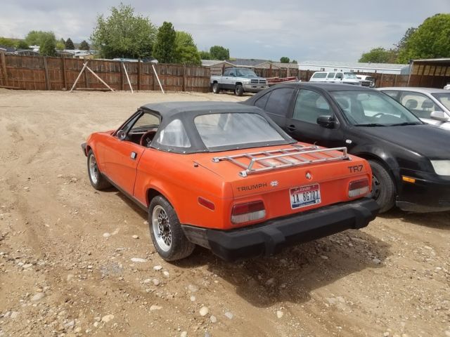 1980 triumph tr7 convertable project car