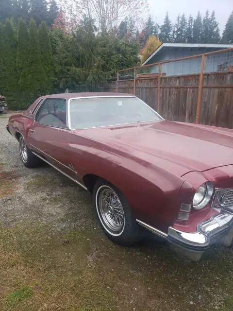 1973 chevrolet monte carlo coupe red rwd automatic