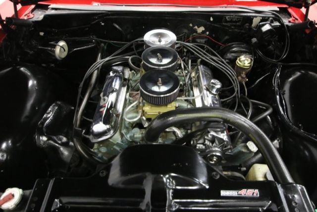 1965 pontiac bonneville 61491 miles red convertible 421 v8 4 speed manual