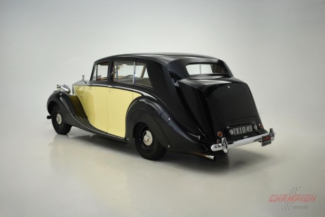 1949 rolls royce silver wraith 76364 miles black/yellow 4.25l m
