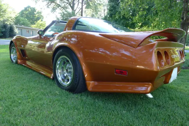 1978 corvette with t-tops, ground effects, new hankook tires and chrome wheels
