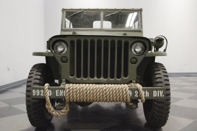 1943 ford gpw jeep 196 miles green jeep 4 cylinder 3 speed manual