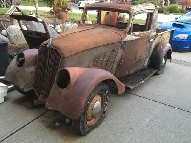 1933 - 1936 willys pickup original steel gasser patina survivor project