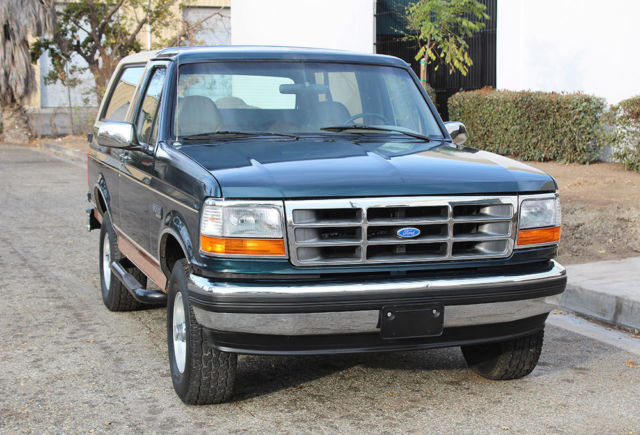 california original, 1994 ford bronco eddie bauer 4x4, one owner, 100% rust free