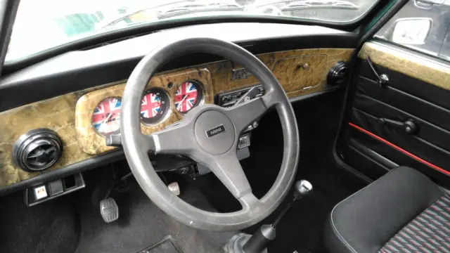 left hand drive 1989 mini cooper racing green free shipping