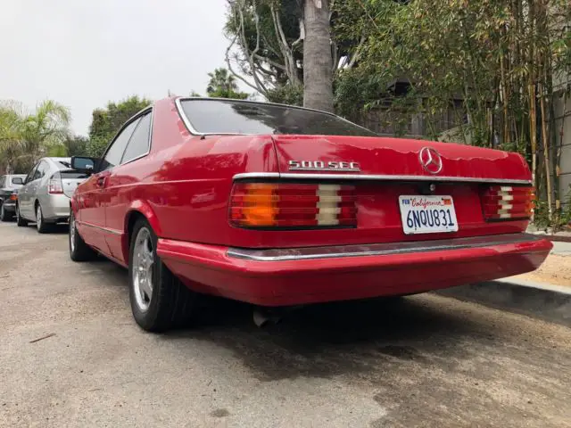 1985 mercedes benz 500 sec 2 door coupe
