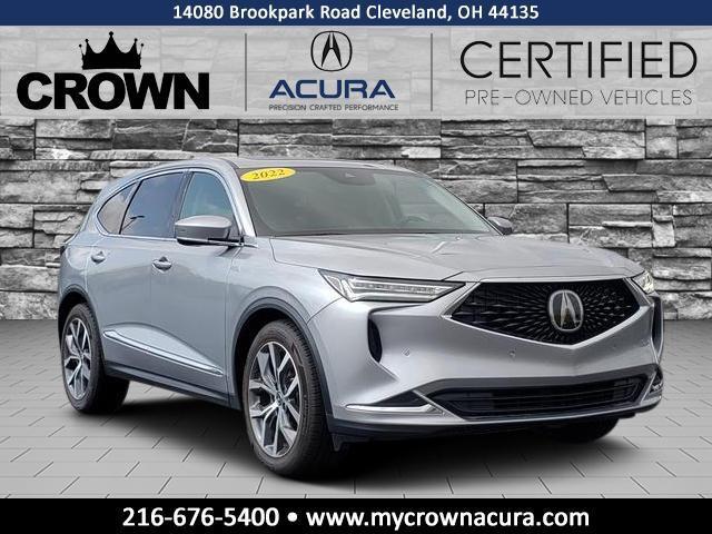 2022 acura mdx technology package