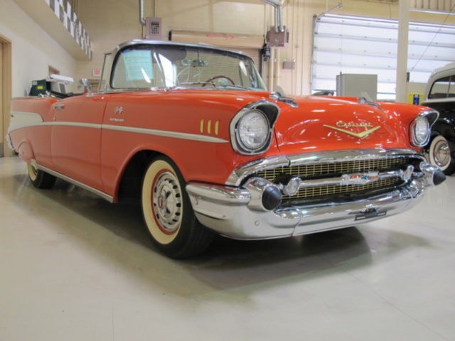1957 red convertible!