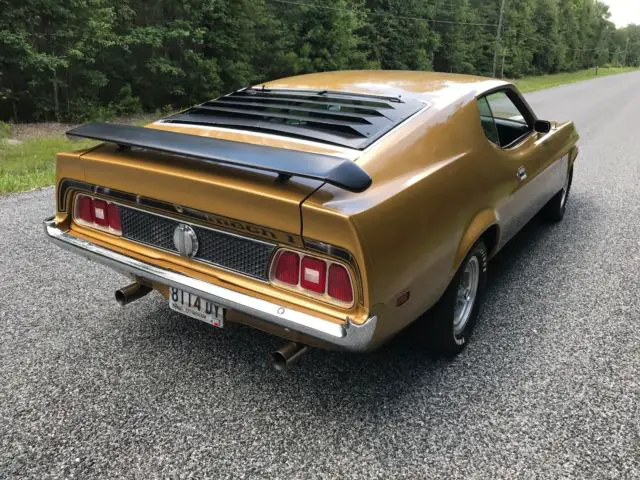 1973 mustang mach1 351 cleveland matching numbers h-code certified marti report