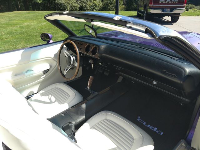 beautiful and rare convertible barracuda