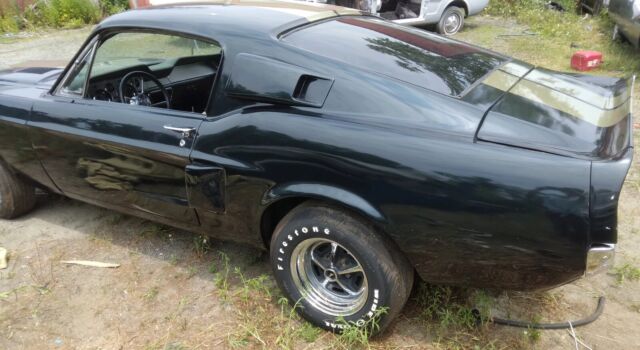 1968 ford mustang green rwd manual fastback