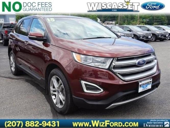 2015 ford edge titanium awd titanium 4dr crossover for sale in westport, maine