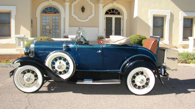 tour proven '31 deluxe roadster, strong 200 cu in - b head 4 cyl, 3-spd, 12-volt