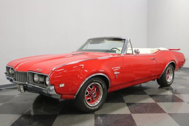 1968 oldsmobile cutlass supreme convertible 350 v8 2 speed automatic classic vin