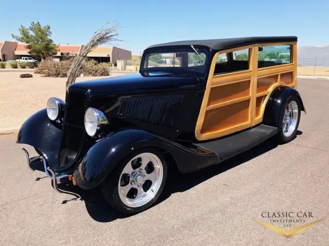 1933 ford custom woody wagon street rod - only 2,900 miles - a/c - must see!!