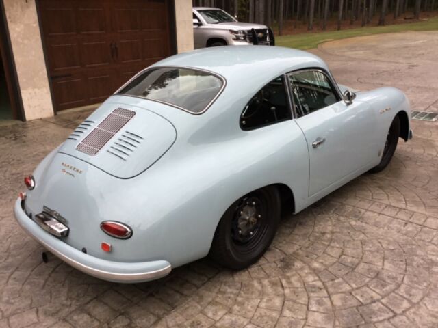 1959 porsche 365 coupe replica by jps - beautiful meissen blue -cafe interior