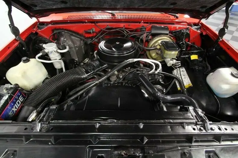 classic vintage chrome chevy square body 4 wheel drive 2 tone red white