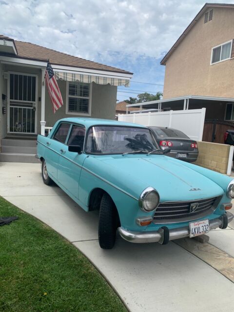 1969 peugeot 404 sedan blue rwd manual