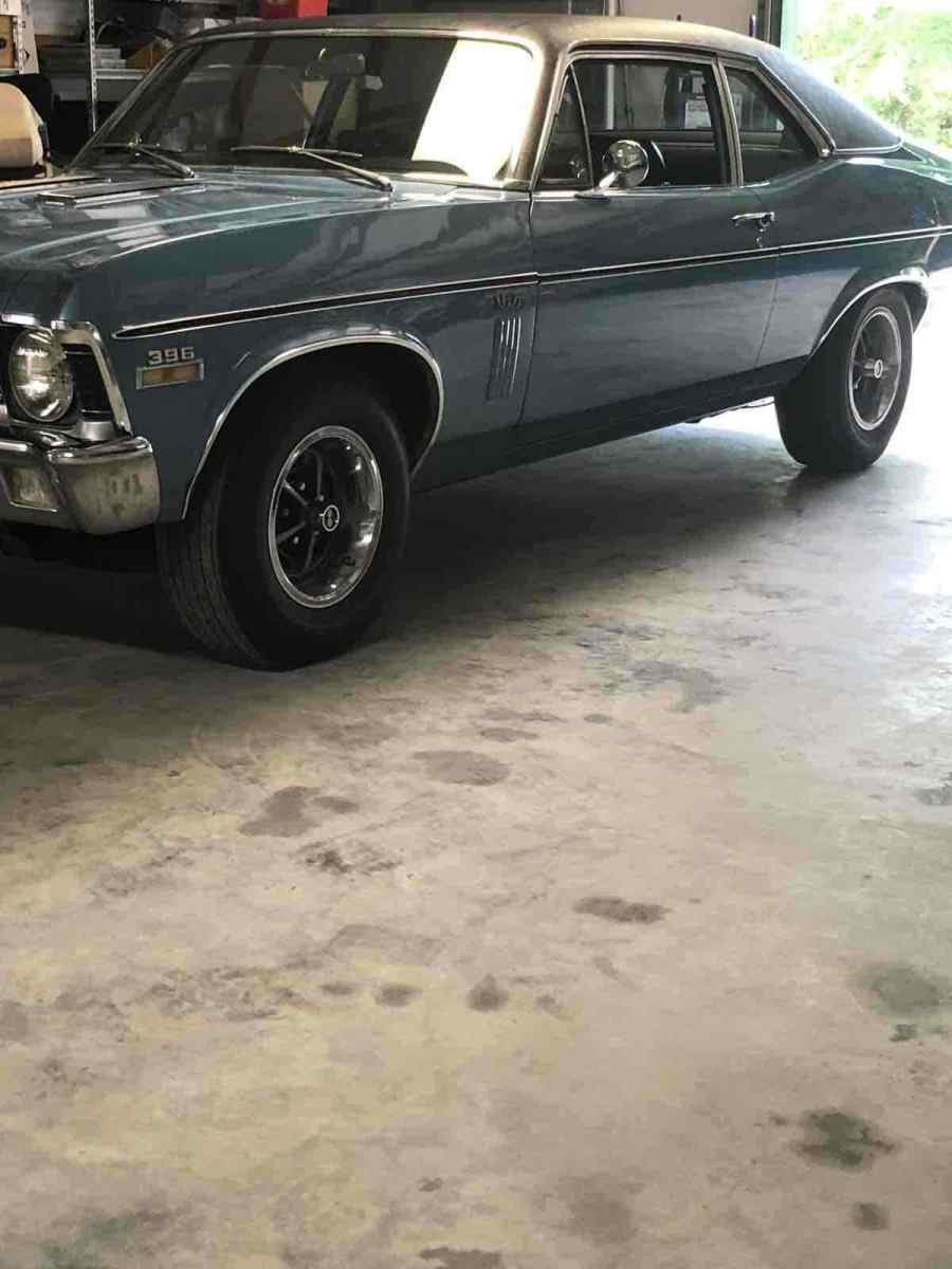1970 chevrolet nova blue rwd automatic super sport