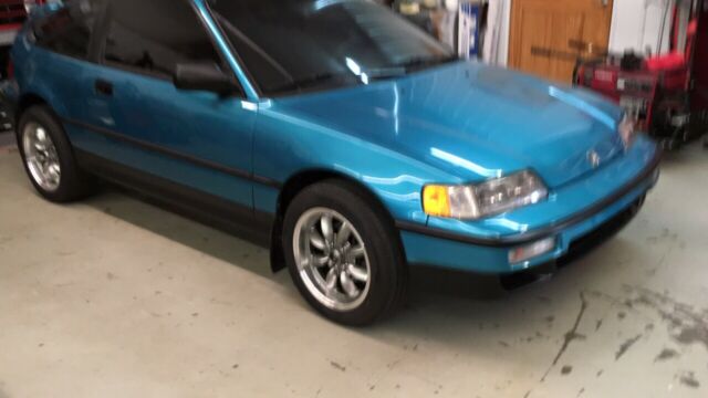 1991 honda crx si teal mint like new mostly stock 2 owner no rust excellent car