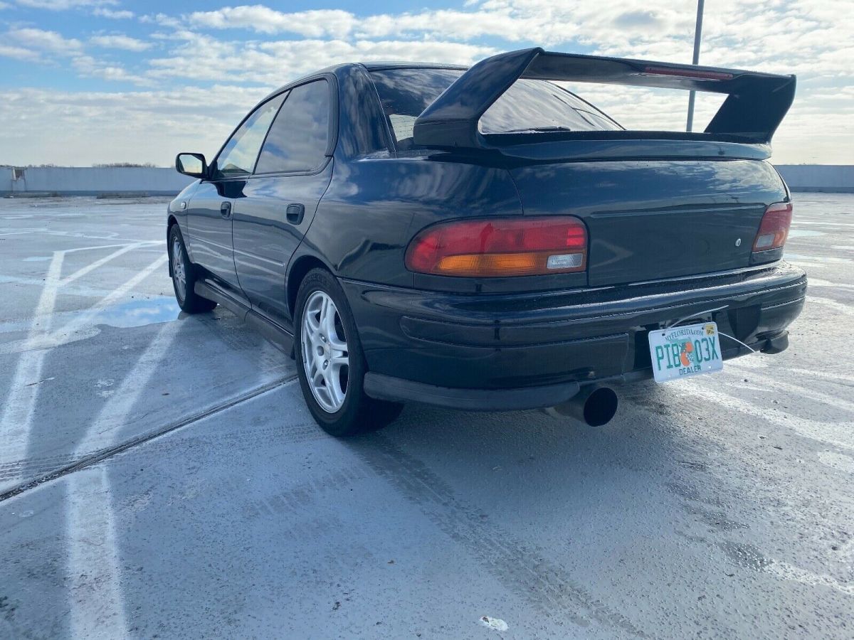 1994 subaru impreza wrx ej20g 5 speed 4 door 4wd black mica jdm rhd