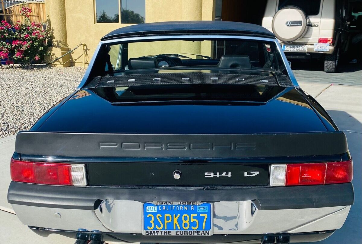 1970 porsche 914 convertible black rwd manual no reserve!