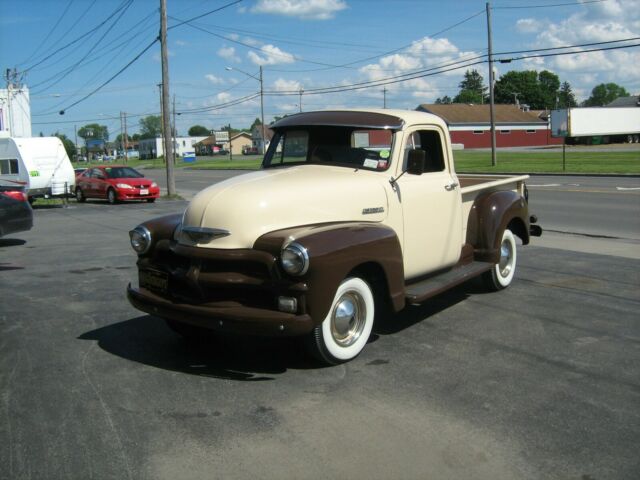 1954 chevy 3100 pickup truck - restored - wooden bed - vintage cooler