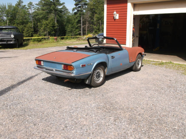 1971 triumph mark 4 spitfire 62k resto project !!! no reserve!!!!