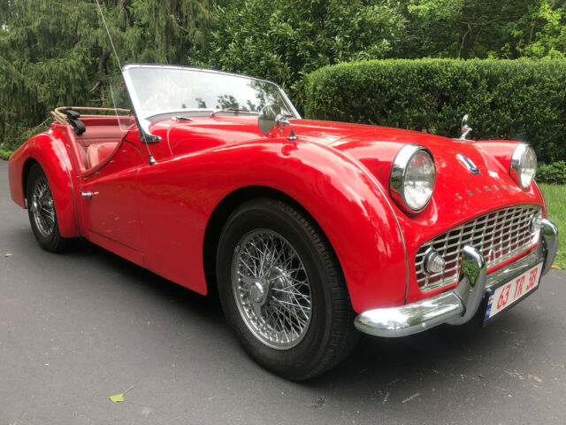 rare: 1963 triumph tr-3b tr3b tr3 w/tr4 performance 48k miles award winner