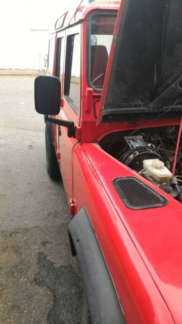 1985 land rover defender 110 5-speed 9-passenger 4wd dash controlled hd winch