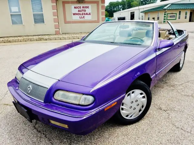 1994 chrysler lebaron convertible gtc -122k- custom painted