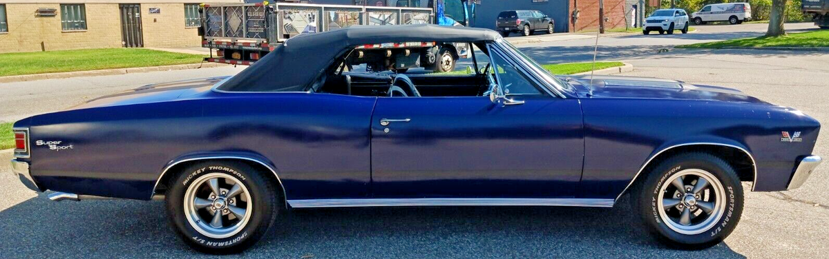 1967 chevelle ss 396 convertible p/s 4 wheel disc brakes turn-key restomod!!!